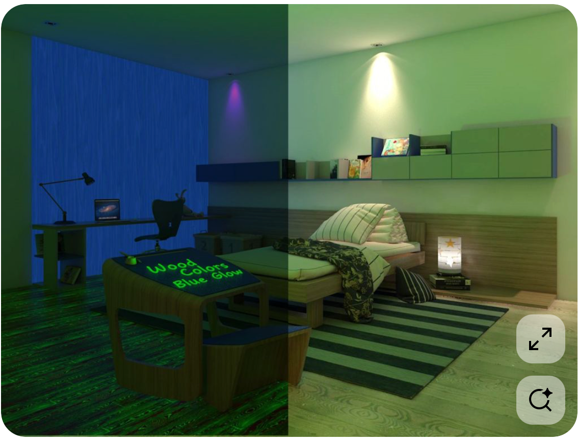 A Magical Room That Glows: Glowry Floors for Kids